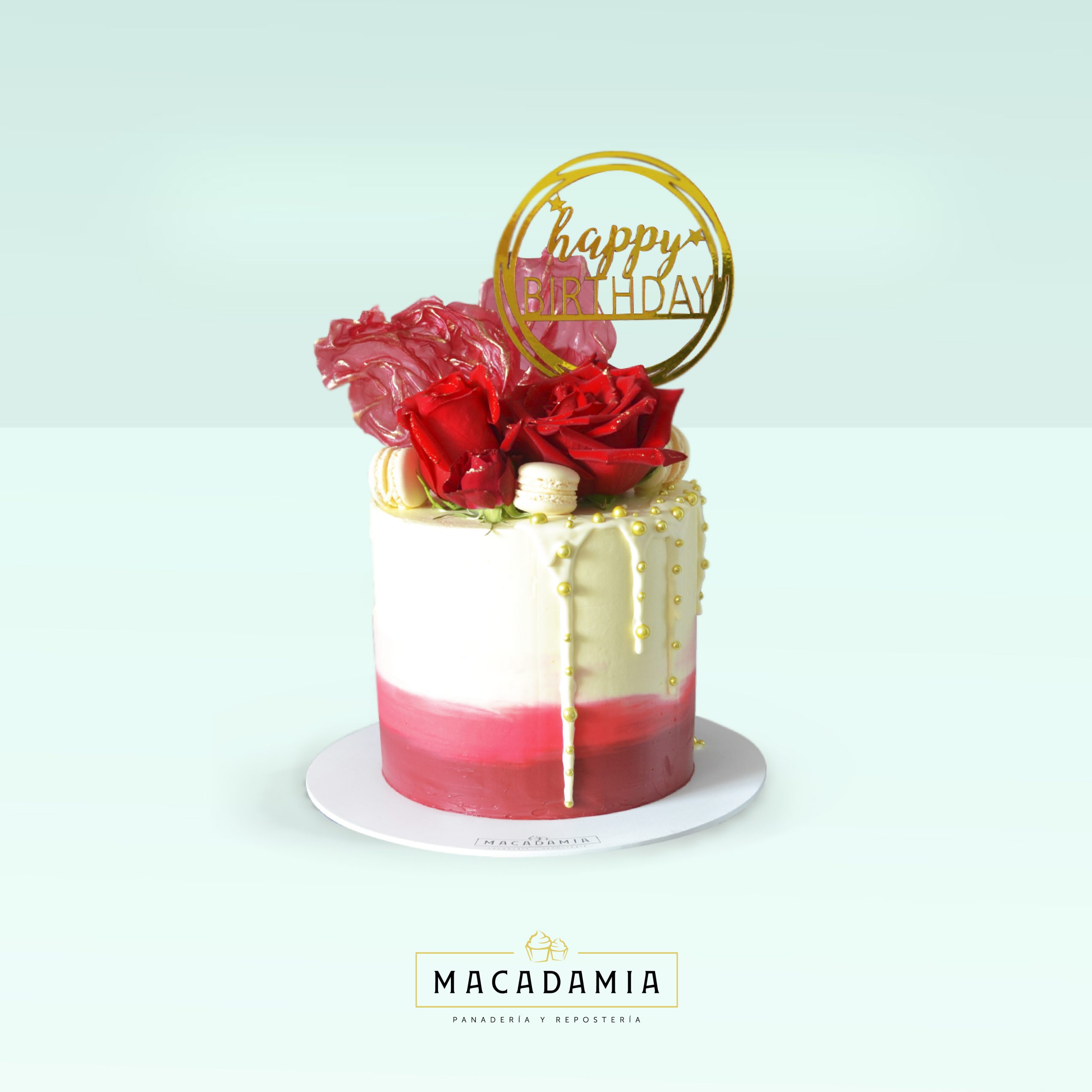 Torta Rosas Rojas – Macadamia